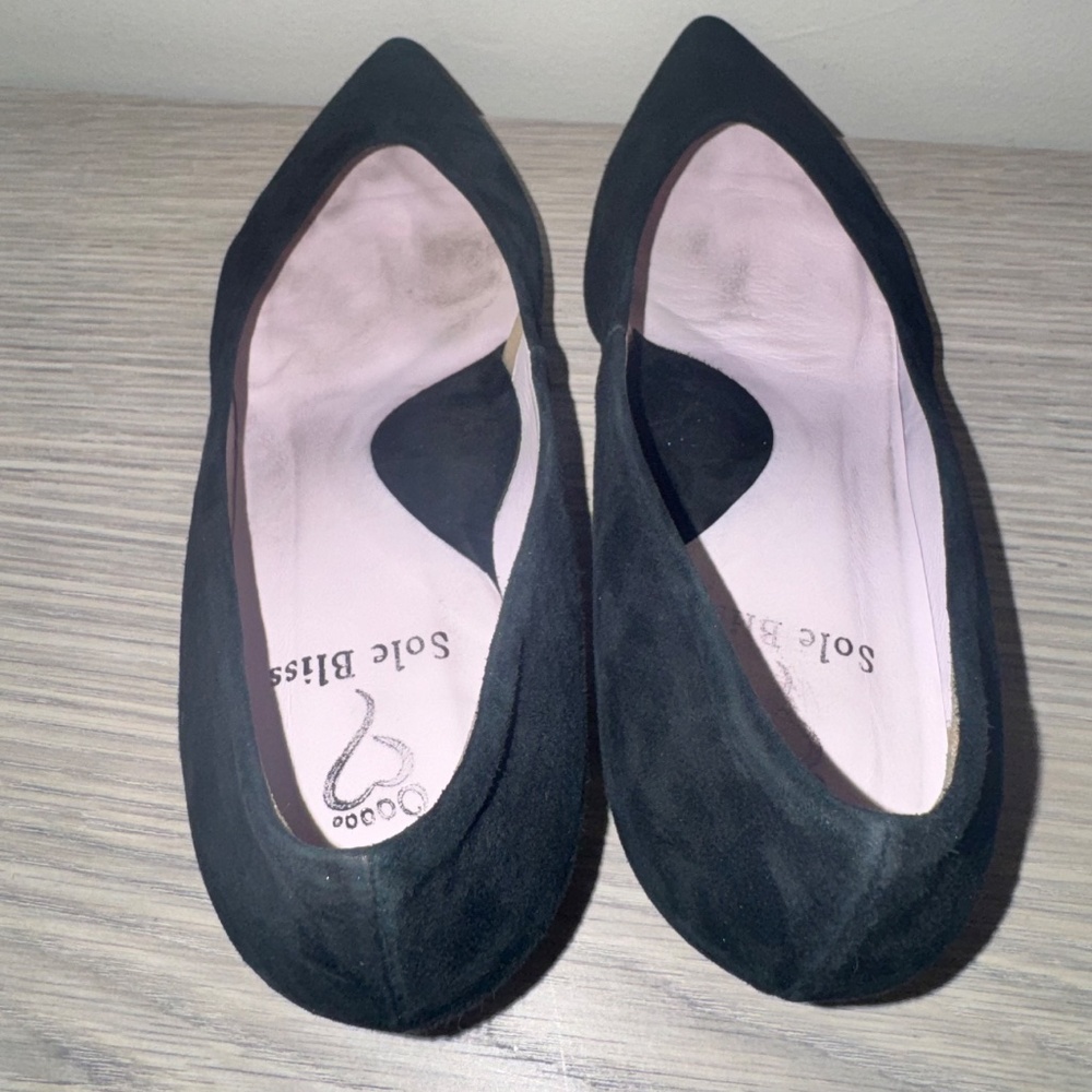Sole Bliss Kitty: BLACK SUEDE - Picture 4 of 6